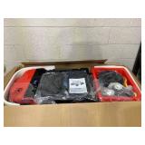 Qaba 24V 4WD Kids Ride On Car with 6 Wheels, Electric Ride On Car with Dump Bed, Remote for 3-8 Years, Red