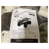 Aosom 12V Electric Toy Car with Forward Backward Function, Music, LED Headlights, for Ages 3-5 Years, White