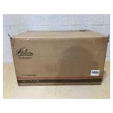 Qaba 12V Kids Electric Motorcycle w/ Twist Grip Throttle, Training Wheels, Rear Suspension & Music, Red