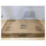 Qaba Toddler Table and Chair Set, Kids Writing Desk Homework Table with Whiteboard, Storage Cabinet, Gray