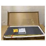 PawHut Wooden Rabbit Hutch Bunny Hutch Cage Guinea Pig with Waterproof Roof, No Leak Tray and Feeding Trough, for Rabbits, Chickens, Ducks, Indoor/Outdoor, Gray