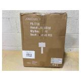 JONATHAN Y Edward Glass/Crystal Contemporary Transitional 27-in Rose Gold LED Rotary socket Table Lamp with Linen Shade