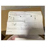 JONATHAN Y Edward Glass/Crystal Contemporary Transitional 27-in Rose Gold LED Rotary socket Table Lamp with Linen Shade