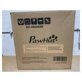 PawHut 45" Small Animal Cage, 4-Tier Rolling Ferret Cage with 6" Deep Slide-Out Tray, Platforms, Hammock, for Rabbit, Ferrets, Chinchillas, Gray