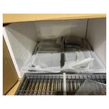 PawHut 45" Small Animal Cage, 4-Tier Rolling Ferret Cage with 6" Deep Slide-Out Tray, Platforms, Hammock, for Rabbit, Ferrets, Chinchillas, Gray