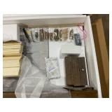 DG Casa Queen Size Solid Wood Brown with Upholstered Boucle Headboard, Modern Bed Frame