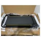 Soozier Walking Pad Treadmill, 0.66.2mph Foldable Under Desk Treadmill with Incline, Wheels, LED Display and Remote Control