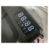 Soozier Walking Pad Treadmill, 0.66.2mph Foldable Under Desk Treadmill with Incline, Wheels, LED Display and Remote Control