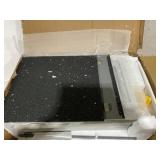 PawHut Wooden Bird Aviary with Slide-Out Tray, Birdhouse, Ladder, Perches for Finches, Parakeets, Gray