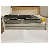 PawHut Wooden Bird Aviary with Slide-Out Tray, Birdhouse, Ladder, Perches for Finches, Parakeets, Gray