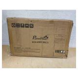 PawHut Wooden Bird Aviary with Slide-Out Tray, Birdhouse, Ladder, Perches for Finches, Parakeets, Gray