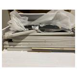 PawHut Wooden Bird Aviary with Slide-Out Tray, Birdhouse, Ladder, Perches for Finches, Parakeets, Gray