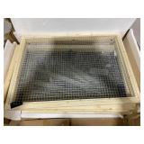 PawHut Wooden Chicken Run, Combinable Design with Perches, 4.6