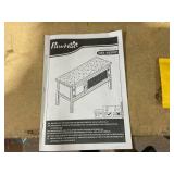 PawHut Wooden Rabbit Hutch Bunny Cage with Openable Waterproof Roof, No Leak Tray Solid Fir Wood Build for Rabbits, Chickens, Ducks, Indoor/Outdoor