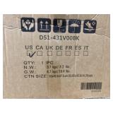 PawHut 22" 2-Tier Hamster Cage with Extra-Deep 14" Base, Small Animal Cage with Ramp, Water Bottle, Food Dish, Wheels, Black