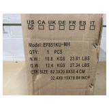 HOMCOM 28.5" 1450W Electric Wall-Mounted Fireplace with Flame Effect, 7 Color Background Light, Black