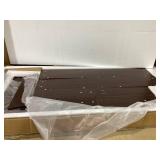 HOMCOM 39" Lift Top Coffee Table with Hidden Storage Compartment and Open Shelf, Pop Up Coffee Table for Living Room, Brown