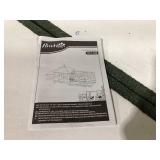 PawHut 77" Wooden Chicken Coop Hen House Poultry Cage with Weatherproof Roof, Nesting Box, Enclosed Run and Removable Tray for Outdoor Backyard, Green