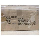 PawHut 77" Wooden Chicken Coop Hen House Poultry Cage with Weatherproof Roof, Nesting Box, Enclosed Run and Removable Tray for Outdoor Backyard, Green