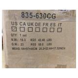 HOMCOM Modern Bar Stools, Set of 2 Swivel Kitchen Chairs, Dark Gray