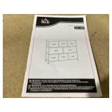 HOMCOM 8-Drawer Dresser, 3-Tier Fabric Chest of Drawers, Storage Tower Organizer Unit with Steel Frame for Bedroom, Hallway, Dark Gray