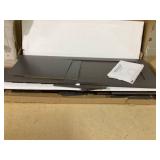 HomGarden 4 Drawers Bathroom Storage Cabinet Narrow Floor Side Cabinet for Home Kitchen Dining Room, Gray (Missing Hardware)