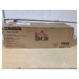 Storage Ottoman, Linen Fabric Button Tufted Storage Bench with Soft Close Lid for Living Room, Entryway or Bedroom Heather Gray