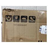 HOMCOM 27" Freestanding Electric Fireplace with Mantel, 1400W Replaceable Fireplace Insert Heater with Timer, White