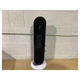 HOMCOM Oscillating Ceramic Tower Indoor Space Heater for Home, Adjustable Thermostat, 24H Timer & Remote Control, Tip-Over and Overheating Safety Protection, 25 Inches, 1500W/1000W