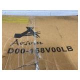 Aosom 2-in-1 Dog Bike Trailer Pet Stroller Carrier for Large Dogs with Hitch, Quick-release Wheels, Foot Support, Pet Bicycle Cart Wagon Cargo for Travel, Blue