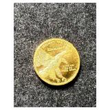 1/10TH OZ .9999 PURE GOLD MONEY METALS EXCHANGE ROUND