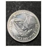 1985 ENGELHARD PROSPECTOR 1 TROY OZ .999 FINE SILVER