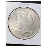1924 US PEACE SILVER DOLLAR