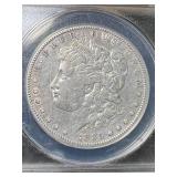 1885-S US MORGAN SILVER DOLLAR ANACS EF40 DETAILS