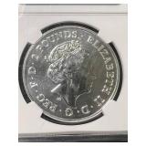 2021 BRITTANIA 1 TROY OZ .999 FINE SILVER NGC MS69