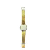 Seiko Quartz Gold-Tone Mesh Band Wristwatch