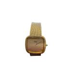 Seiko Quartz Gold-Tone Mesh Band Wristwatch
