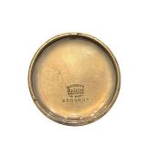 Illinois Gold-Tone Pocket Watch with Roman Numeral Dial and Exposed Movement