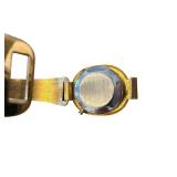 Vintage Armitron Gold Tone Digital Watch Bracelet