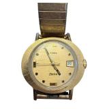 Vintage Timex Electric Gold Tone Wristwatch with Expansion Band