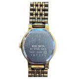 Seiko Quartz Gold-Tone Wristwatch with Roman Numeral Dial