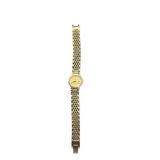 Seiko Quartz Gold-Tone Wristwatch with Roman Numeral Dial
