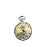 Vintage Peugeot 17 Jewels Pocket Watch with Ornate Embossed Back
