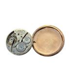 Antique Waltham Pocket Watch with Gold-Tone Case and Exposed Movement