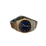 Seiko Quartz Two-Tone Stainless Steel Wristwatch with Day-Date