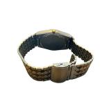 Seiko Quartz Two-Tone Stainless Steel Wristwatch with Day-Date