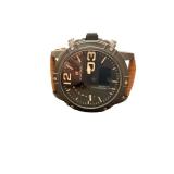 Naviforce NF9095M Analog Wristwatch with Brown Strap