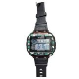 Synoke Digital Sports Watch with Camouflage Bezel and Black Strap