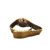 Q&Q Automatic Wristwatch with Gold-Tone Bracelet