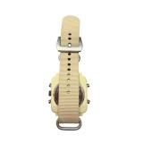 Infantry Military Style Quartz Watch with Beige Nylon Strap